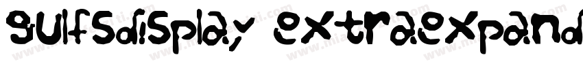 gulfsdisplay extraexpandeditalic re字体转换